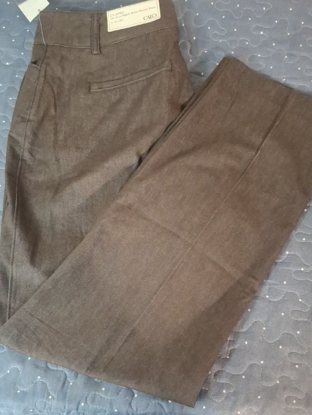 Cato Women's Skinny Pants in Dark Brown